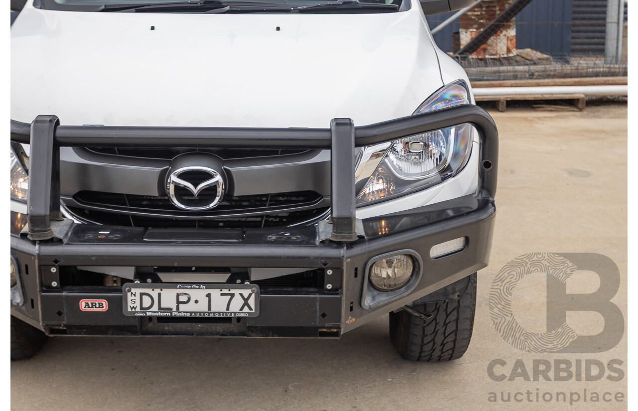 01/2017 Mazda BT-50 XT (4x4) MY16 Freestyle C/Chas White Turbo Diesel 3.2L