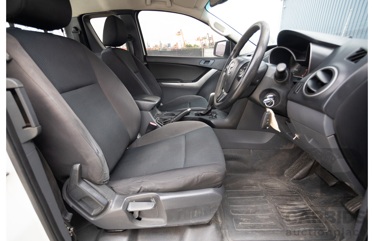 01/2017 Mazda BT-50 XT (4x4) MY16 Freestyle C/Chas White Turbo Diesel 3.2L