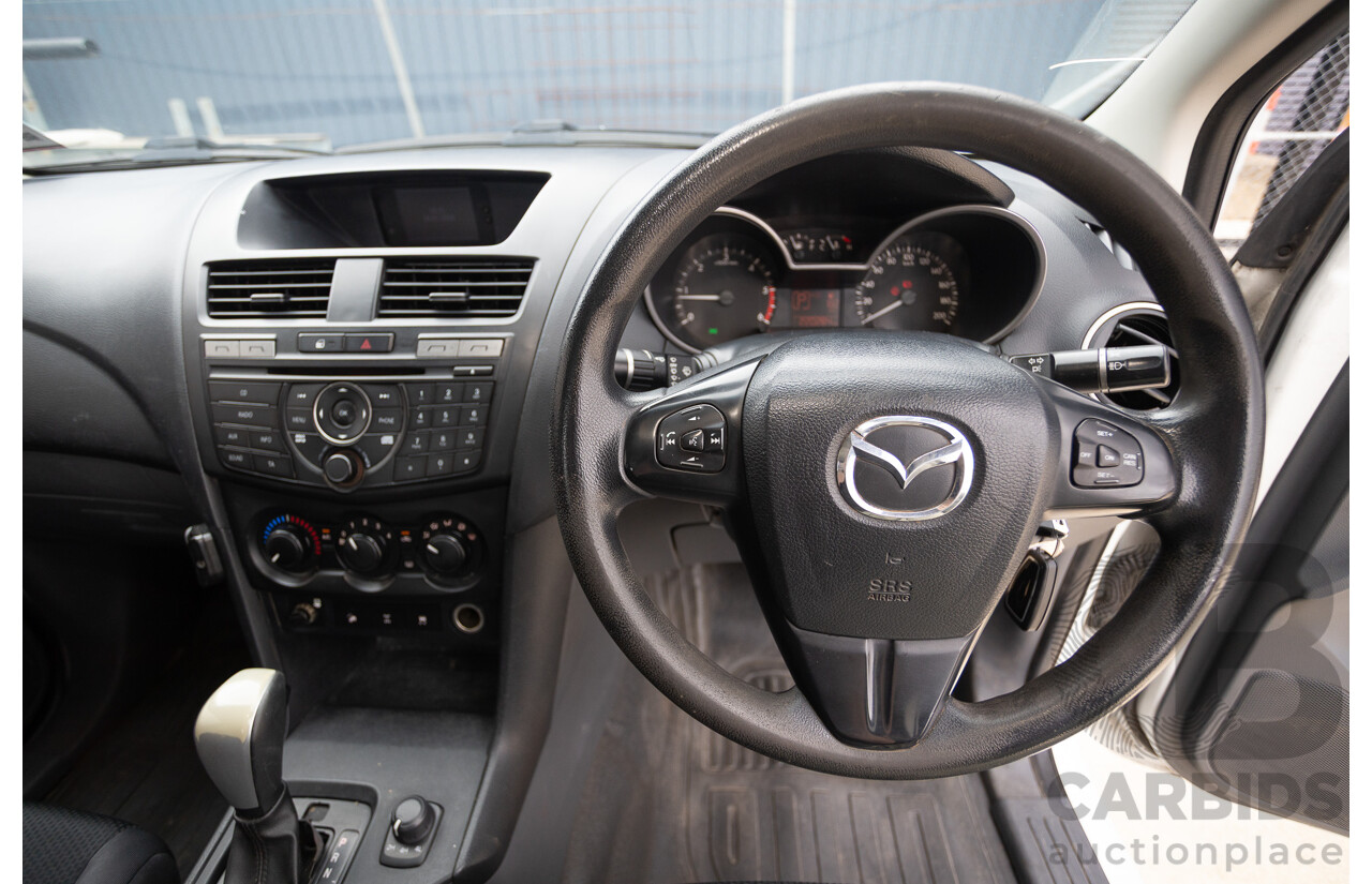 01/2017 Mazda BT-50 XT (4x4) MY16 Freestyle C/Chas White Turbo Diesel 3.2L