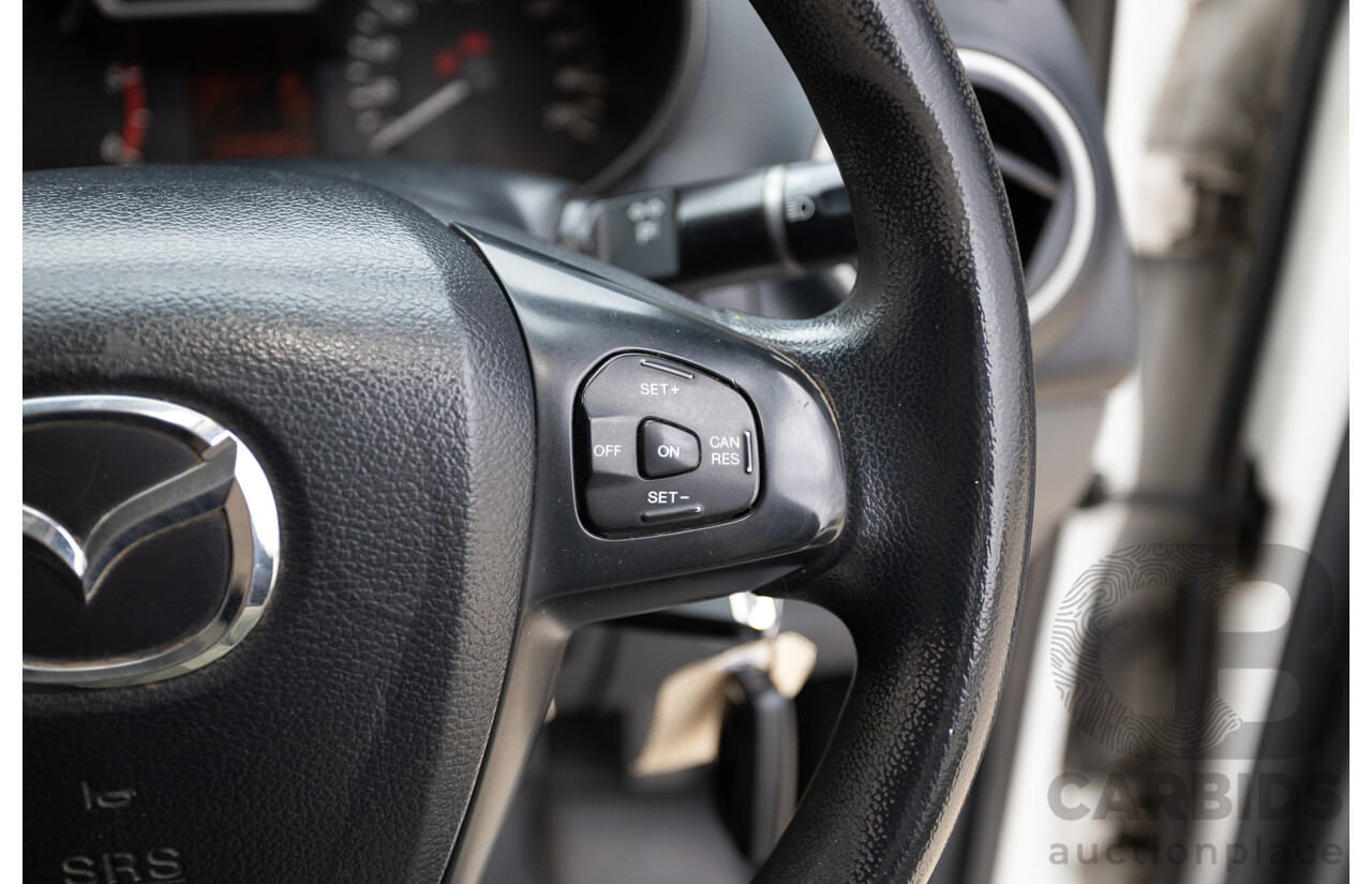 01/2017 Mazda BT-50 XT (4x4) MY16 Freestyle C/Chas White Turbo Diesel 3.2L