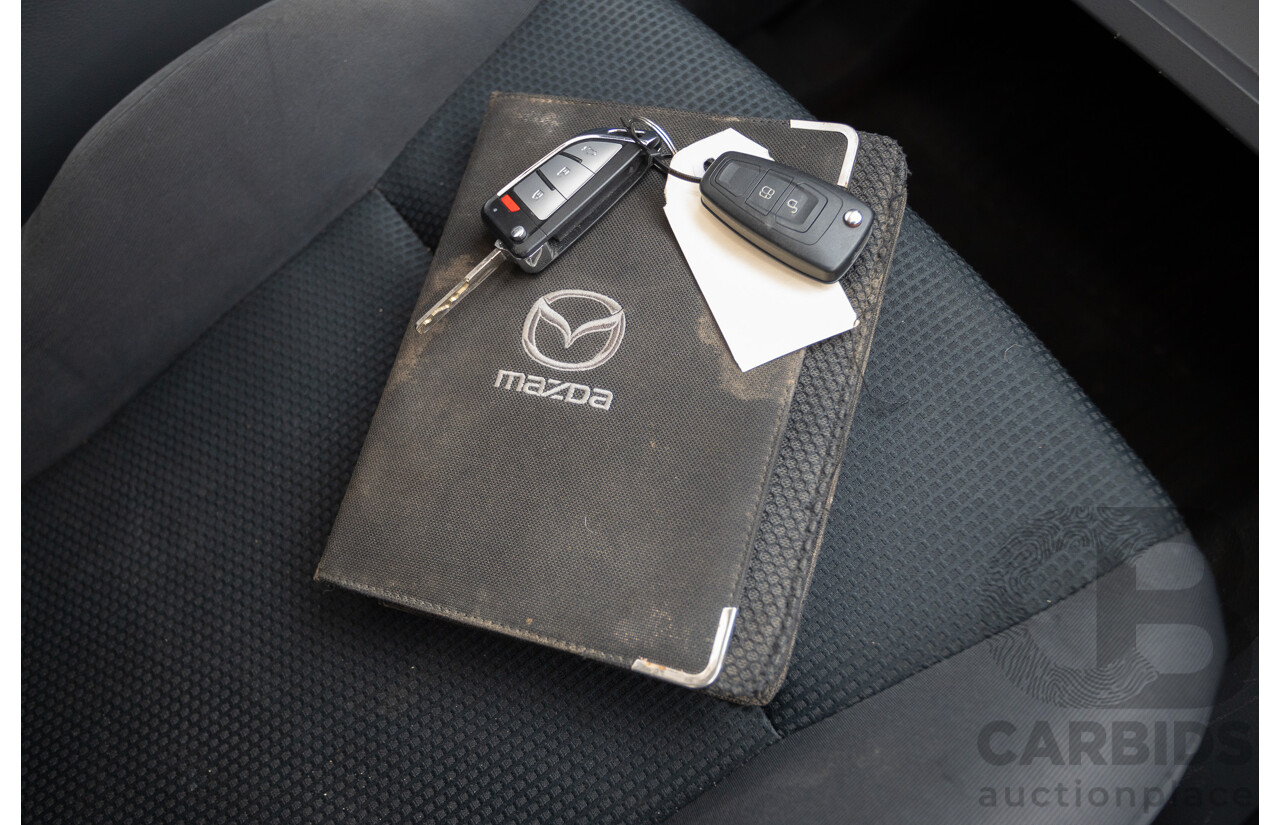 01/2017 Mazda BT-50 XT (4x4) MY16 Freestyle C/Chas White Turbo Diesel 3.2L