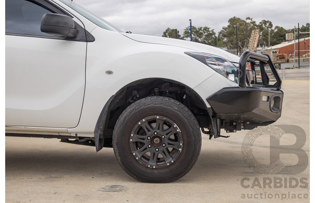 01/2017 Mazda BT-50 XT (4x4) MY16 Freestyle C/Chas White Turbo Diesel 3.2L