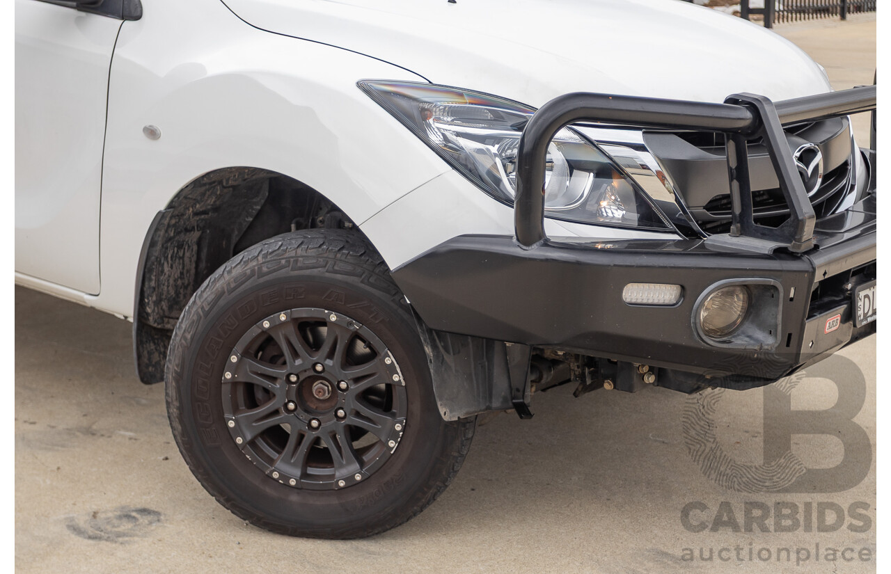01/2017 Mazda BT-50 XT (4x4) MY16 Freestyle C/Chas White Turbo Diesel 3.2L