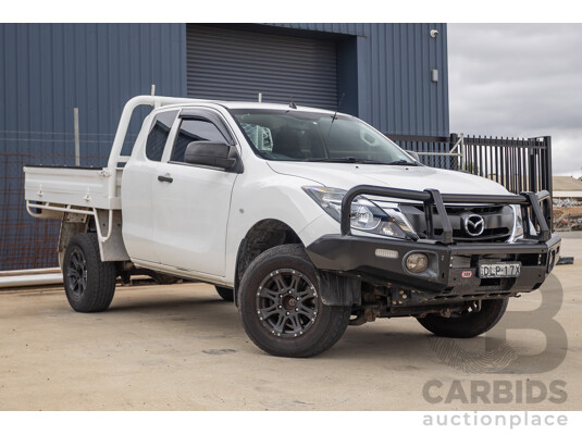 01/2017 Mazda BT-50 XT (4x4) MY16 Freestyle C/Chas White Turbo Diesel 3.2L