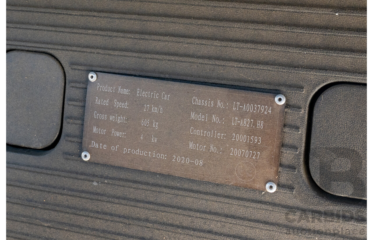 08/2020 Lion Carrymax A827H8 Utility Electric Cart 2-Seater - 4kw