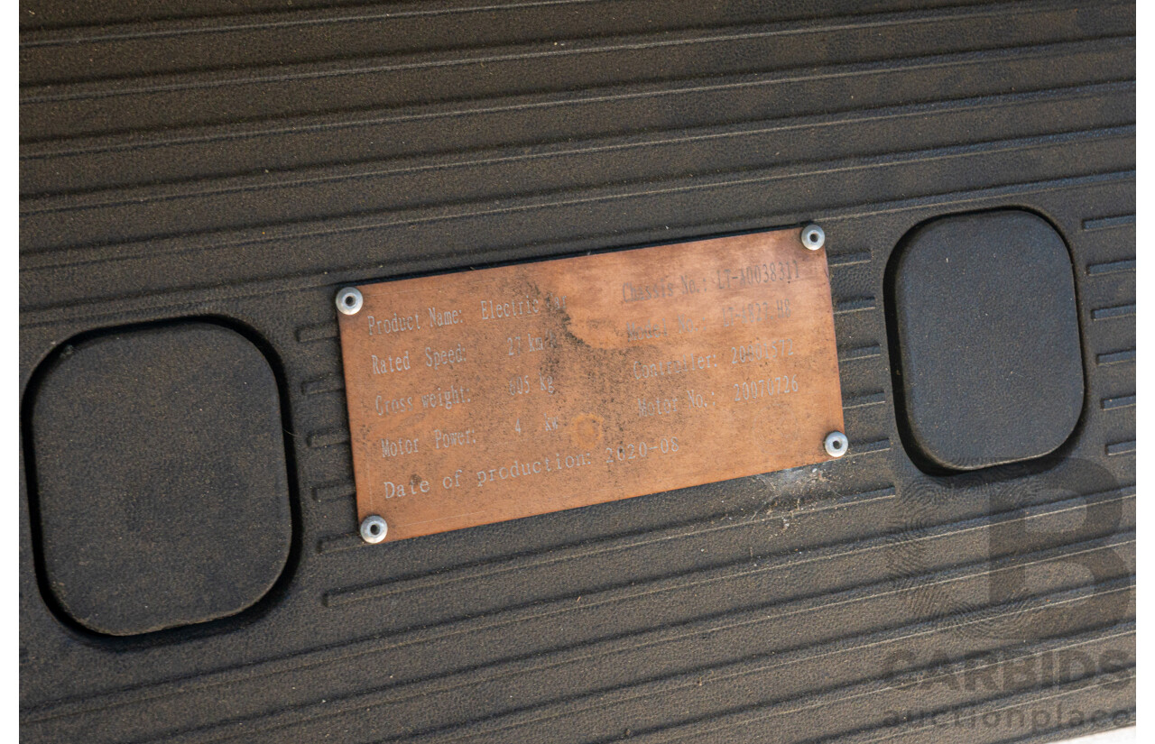 08/2020 Lion Carrymax A827H8 Utility Electric Cart 2-Seater - 4kw