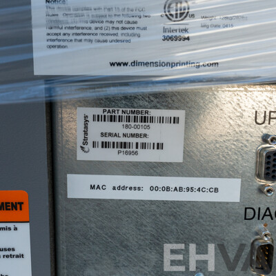 Stratasys Dimension Elite ABS Plastic 3D Printer - Suitable for Parts