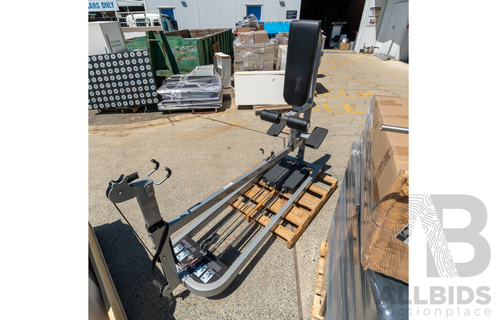 MuscleD Commerical Pin Loaded Lat / Low Row Combo