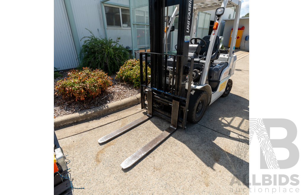 06/2019 Nissan Unicarriers P1F2A25DU 2.5 Tonne Forklift - LPG & Petrol