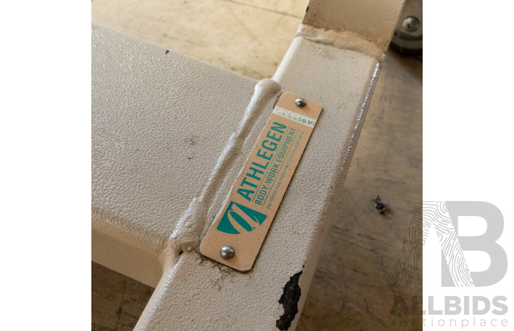 Athlegen Electric Body Work Table Blue