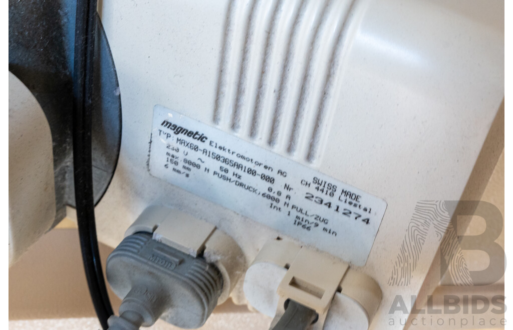 Athlegen Electric Body Work Table Blue