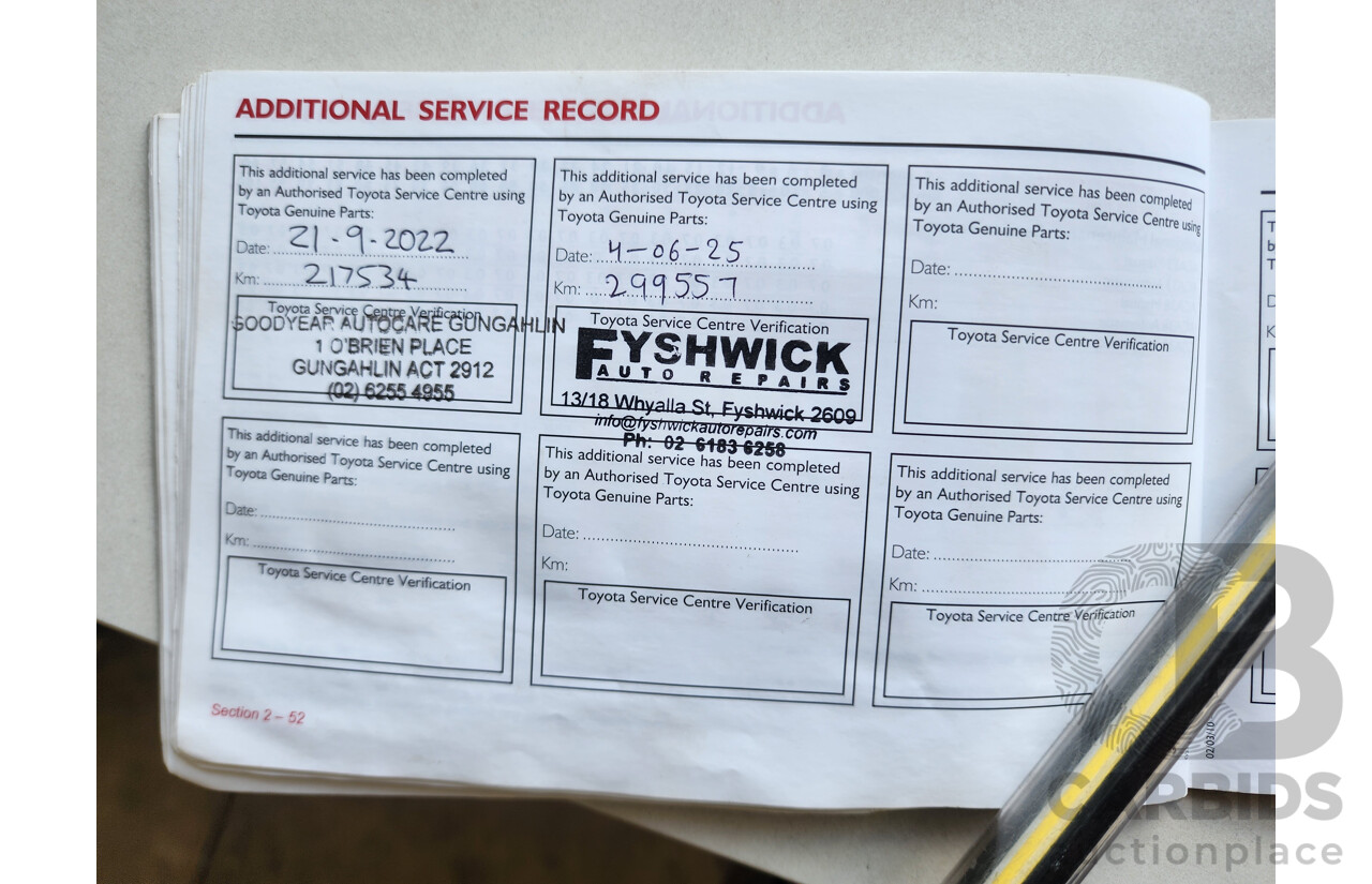 11/2011 Toyota Rav4 Cruiser (4x4) ACA33R 08 UPGRADE 4d Wagon White 2.4L