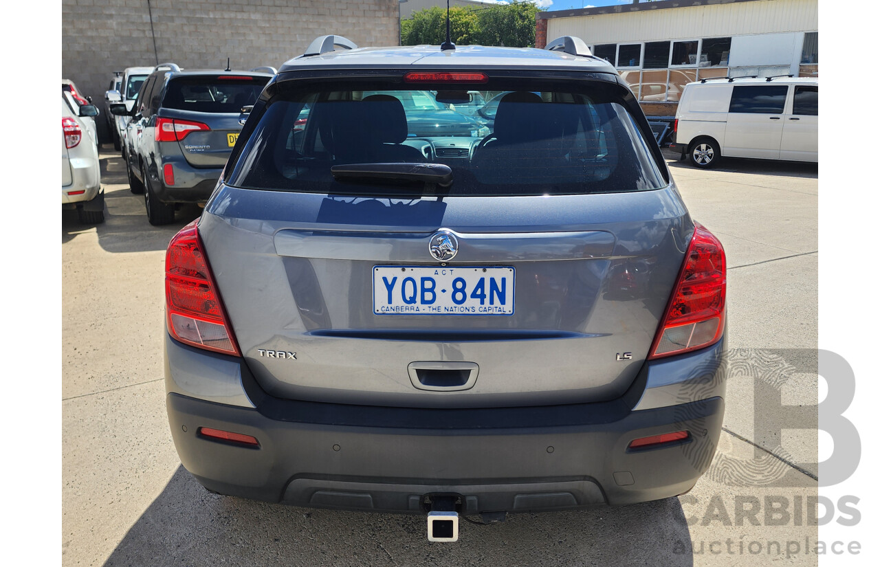 11/2013 Holden Trax LS TJ 4d Wagon Grey 1.8L
