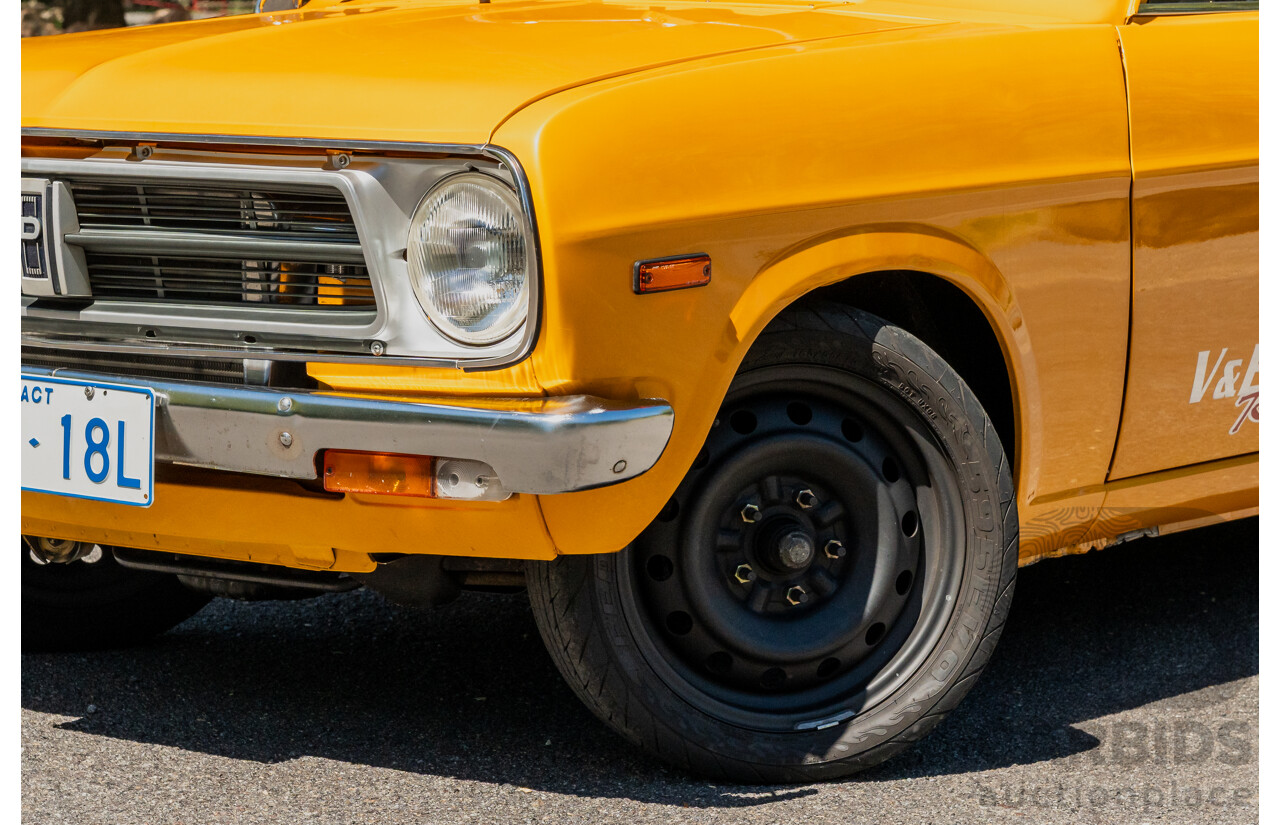 11/1984 Datsun 1200 B120 2d Utility Yellow CA18 Turbo 1.8L - Engineered