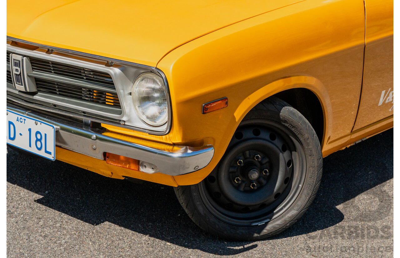 11/1984 Datsun 1200 B120 2d Utility Yellow CA18 Turbo 1.8L - Engineered