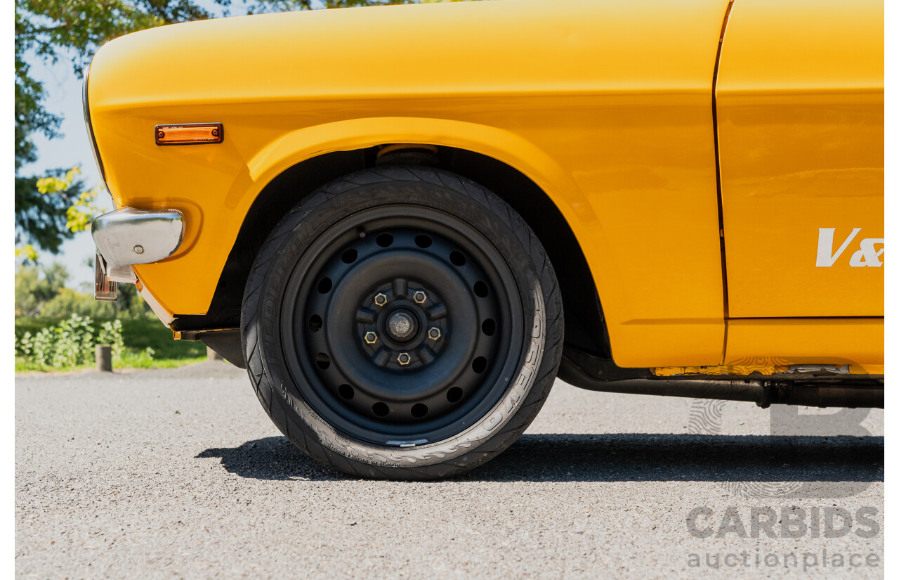 11/1984 Datsun 1200 B120 2d Utility Yellow CA18 Turbo 1.8L - Engineered
