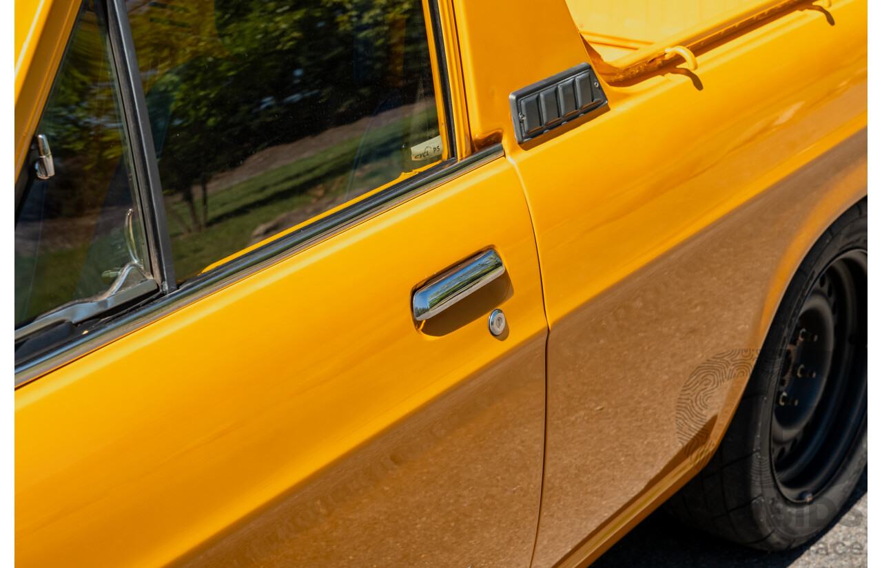 11/1984 Datsun 1200 B120 2d Utility Yellow CA18 Turbo 1.8L - Engineered