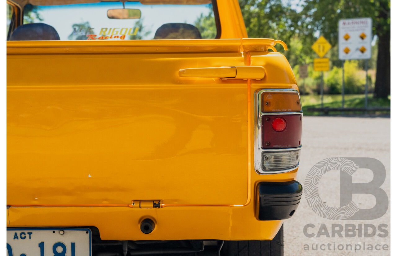11/1984 Datsun 1200 B120 2d Utility Yellow CA18 Turbo 1.8L - Engineered
