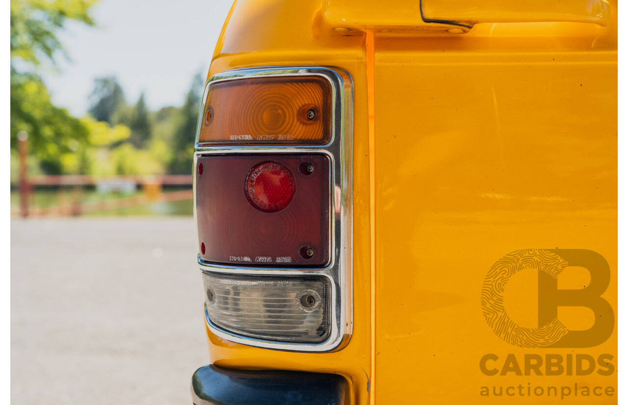 11/1984 Datsun 1200 B120 2d Utility Yellow CA18 Turbo 1.8L - Engineered