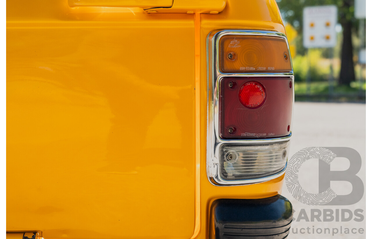 11/1984 Datsun 1200 B120 2d Utility Yellow CA18 Turbo 1.8L - Engineered