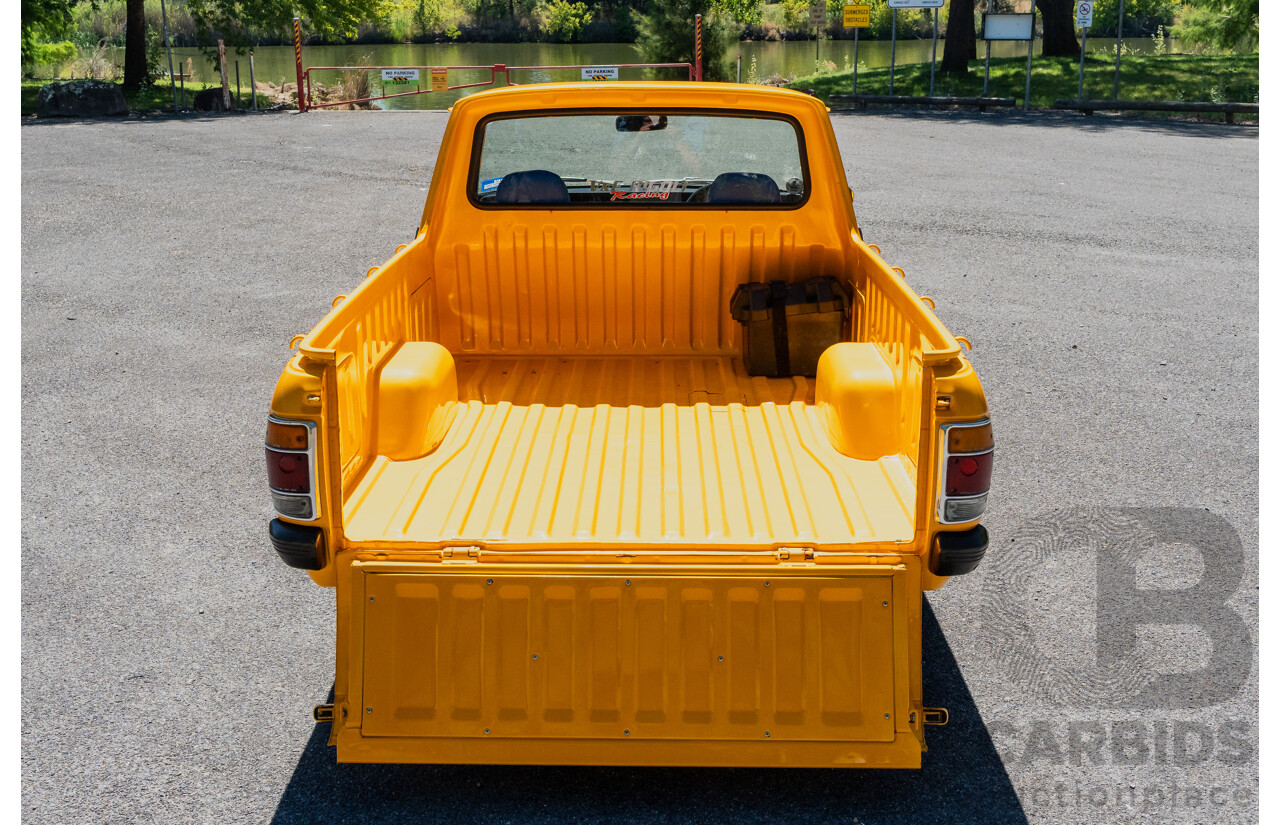 11/1984 Datsun 1200 B120 2d Utility Yellow CA18 Turbo 1.8L - Engineered