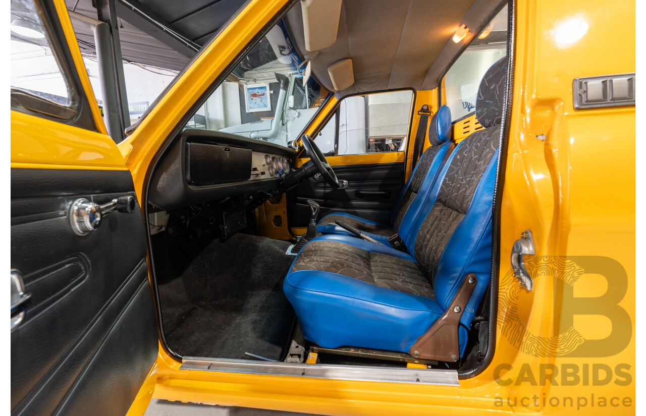 11/1984 Datsun 1200 B120 2d Utility Yellow CA18 Turbo 1.8L - Engineered