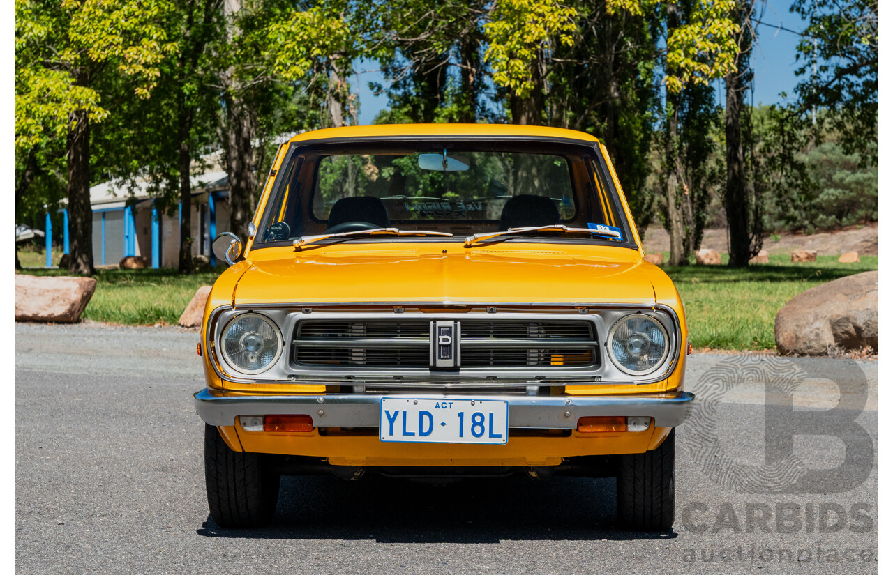 11/1984 Datsun 1200 B120 2d Utility Yellow CA18 Turbo 1.8L - Engineered