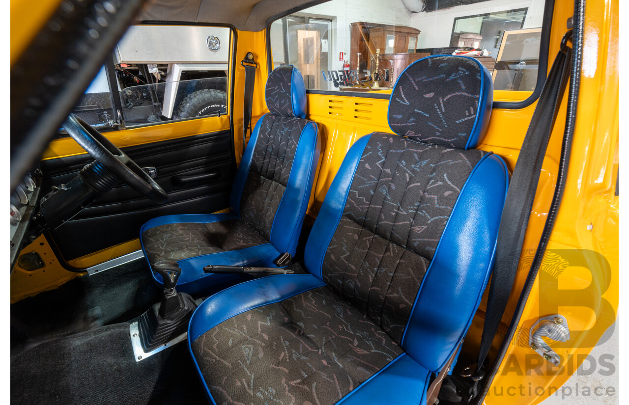 11/1984 Datsun 1200 B120 2d Utility Yellow CA18 Turbo 1.8L - Engineered