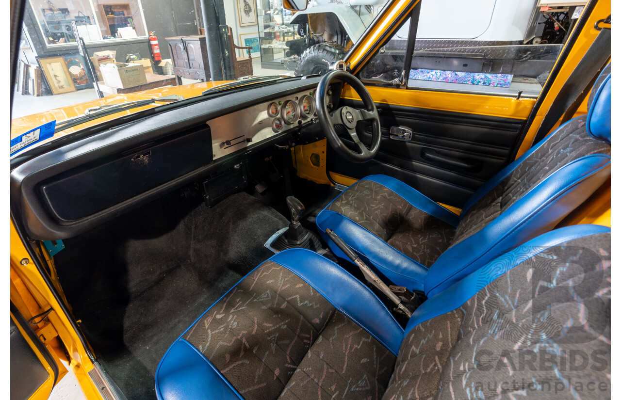 11/1984 Datsun 1200 B120 2d Utility Yellow CA18 Turbo 1.8L - Engineered