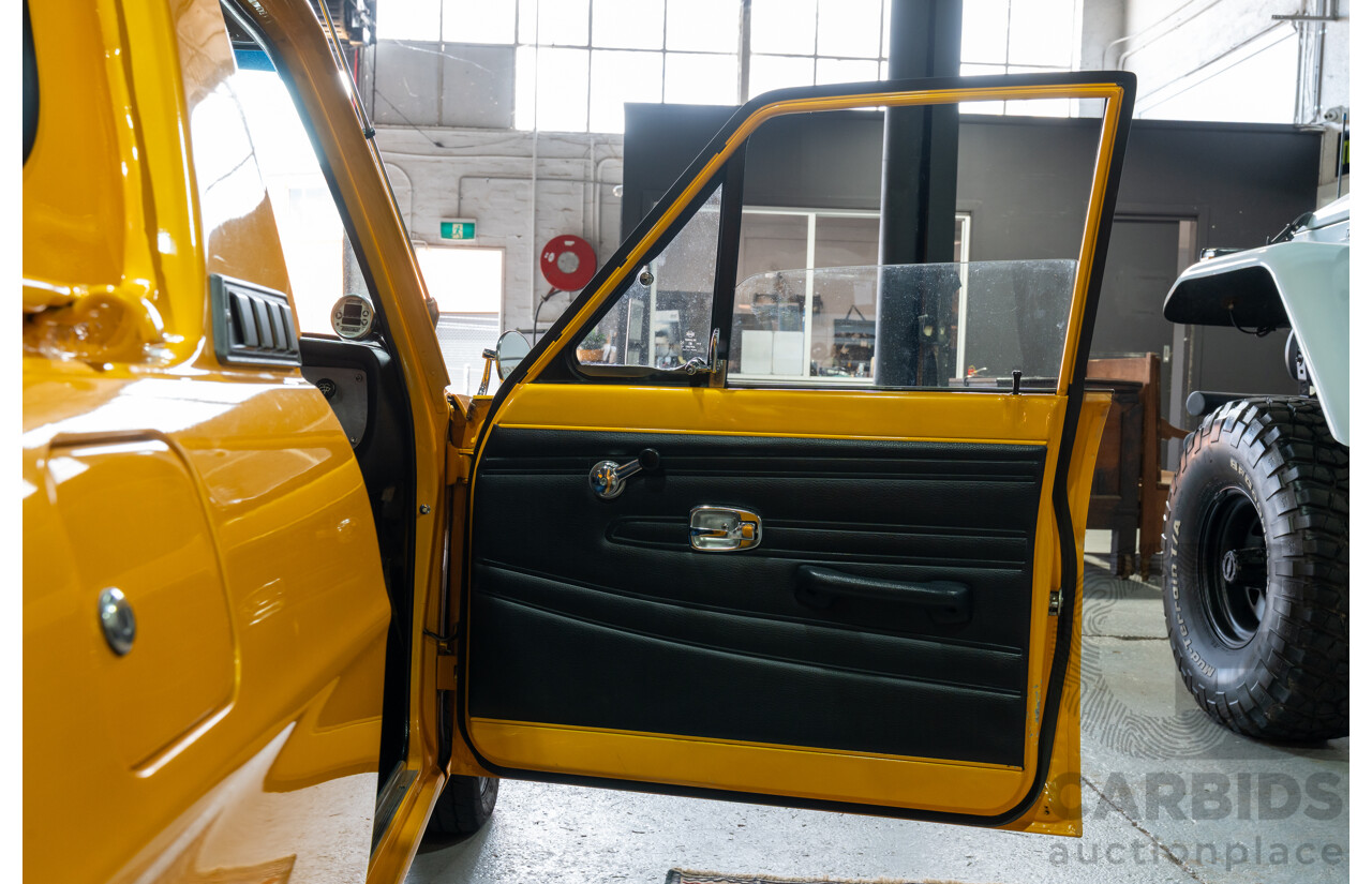 11/1984 Datsun 1200 B120 2d Utility Yellow CA18 Turbo 1.8L - Engineered