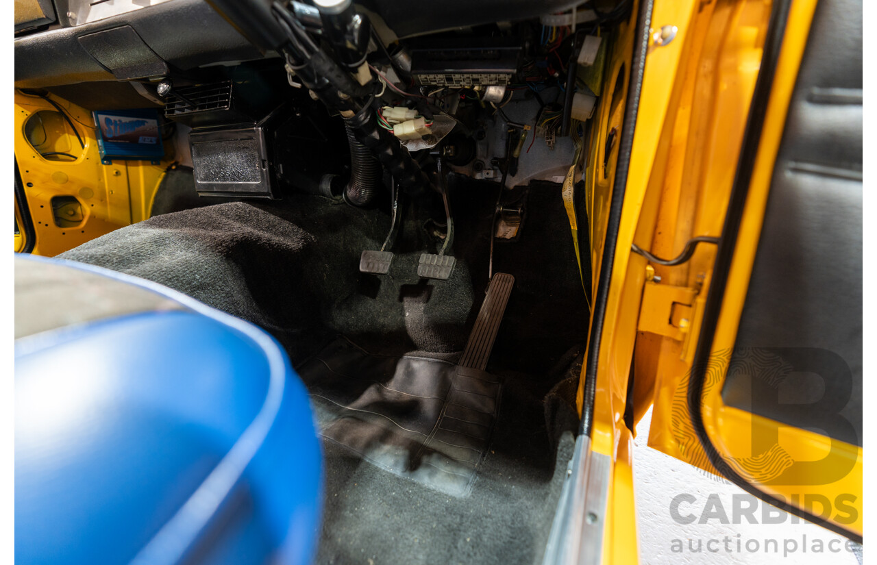 11/1984 Datsun 1200 B120 2d Utility Yellow CA18 Turbo 1.8L - Engineered