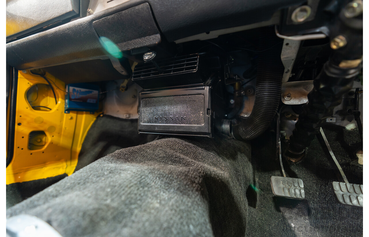 11/1984 Datsun 1200 B120 2d Utility Yellow CA18 Turbo 1.8L - Engineered