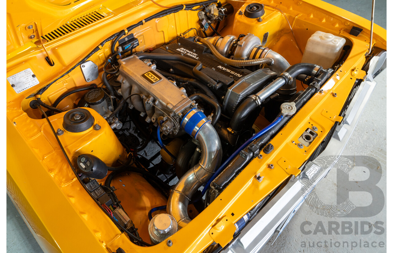 11/1984 Datsun 1200 B120 2d Utility Yellow CA18 Turbo 1.8L - Engineered