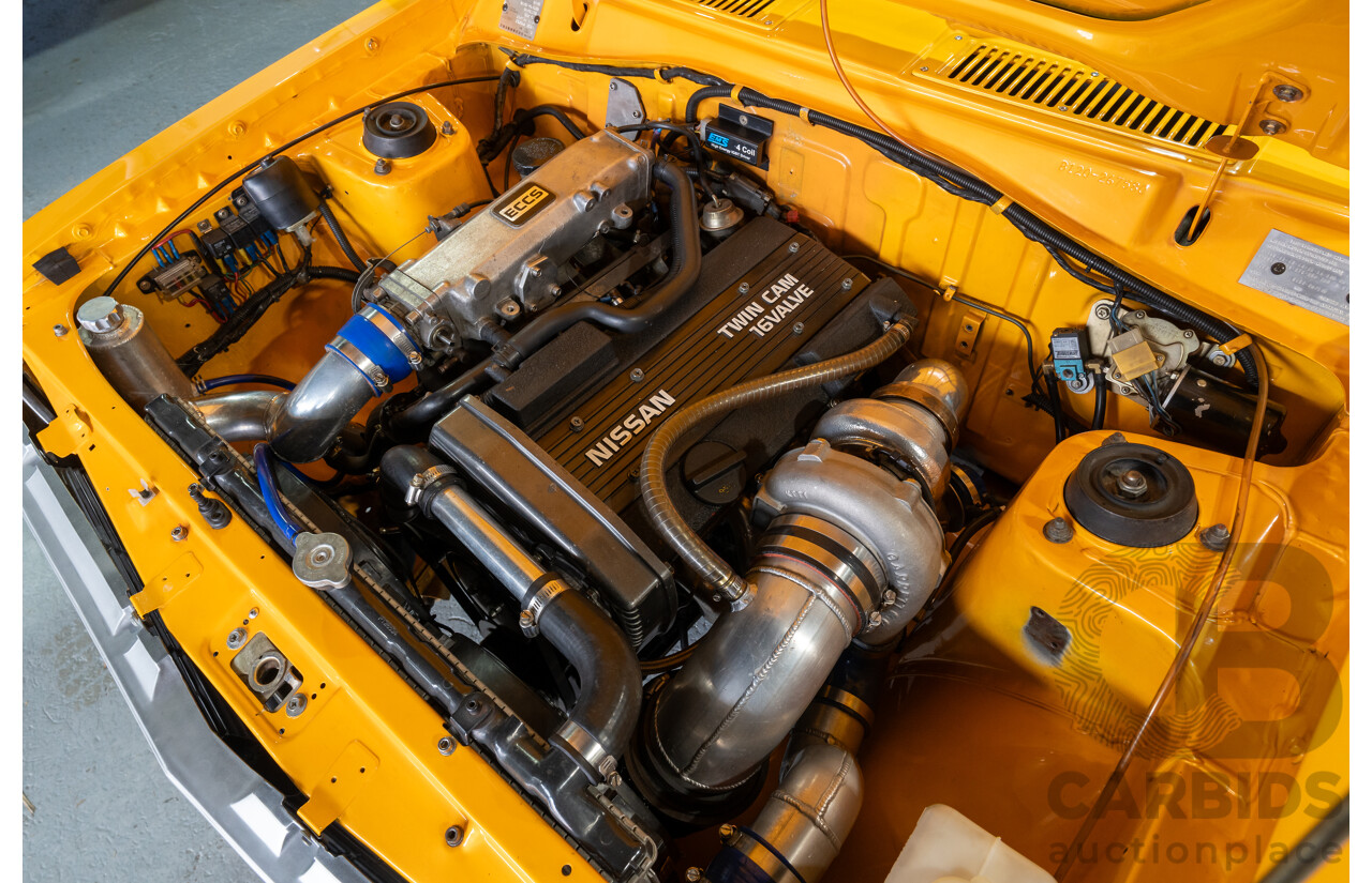 11/1984 Datsun 1200 B120 2d Utility Yellow CA18 Turbo 1.8L - Engineered