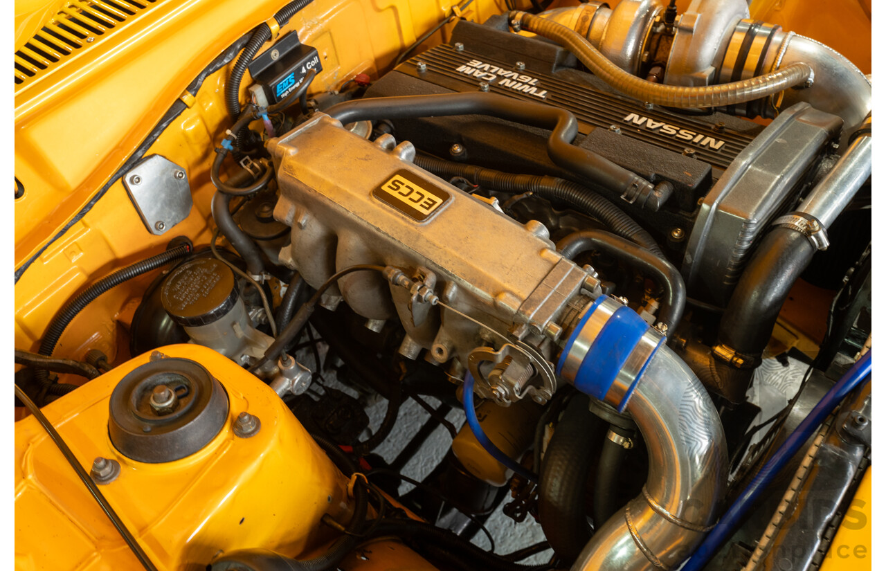 11/1984 Datsun 1200 B120 2d Utility Yellow CA18 Turbo 1.8L - Engineered