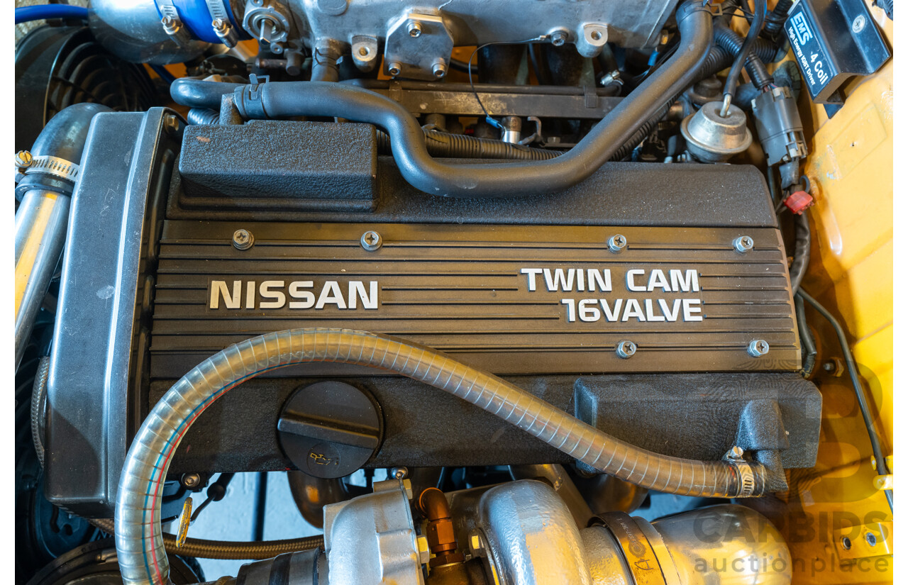 11/1984 Datsun 1200 B120 2d Utility Yellow CA18 Turbo 1.8L - Engineered