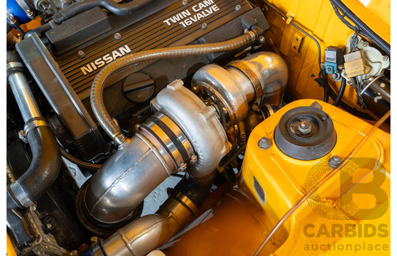 11/1984 Datsun 1200 B120 2d Utility Yellow CA18 Turbo 1.8L - Engineered