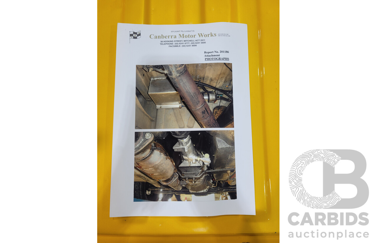 11/1984 Datsun 1200 B120 2d Utility Yellow CA18 Turbo 1.8L - Engineered