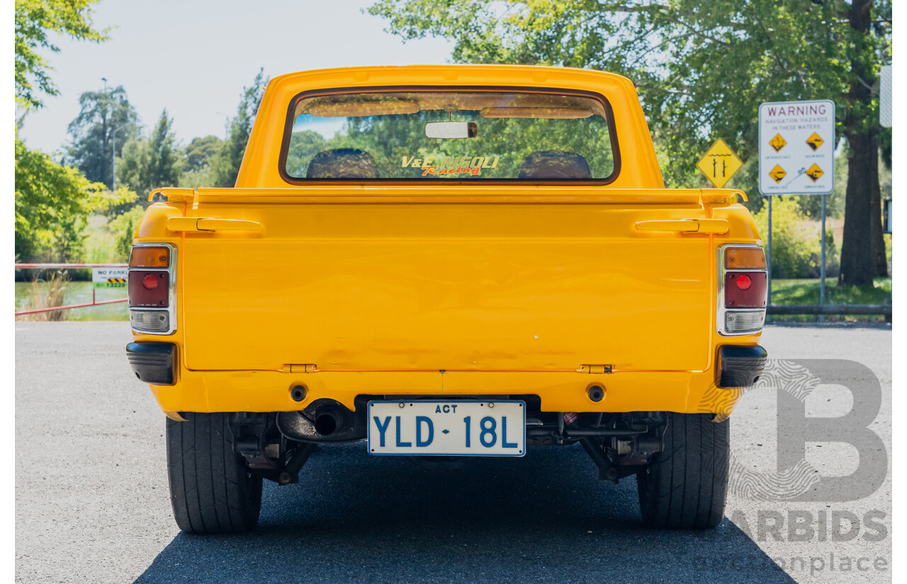 11/1984 Datsun 1200 B120 2d Utility Yellow CA18 Turbo 1.8L - Engineered