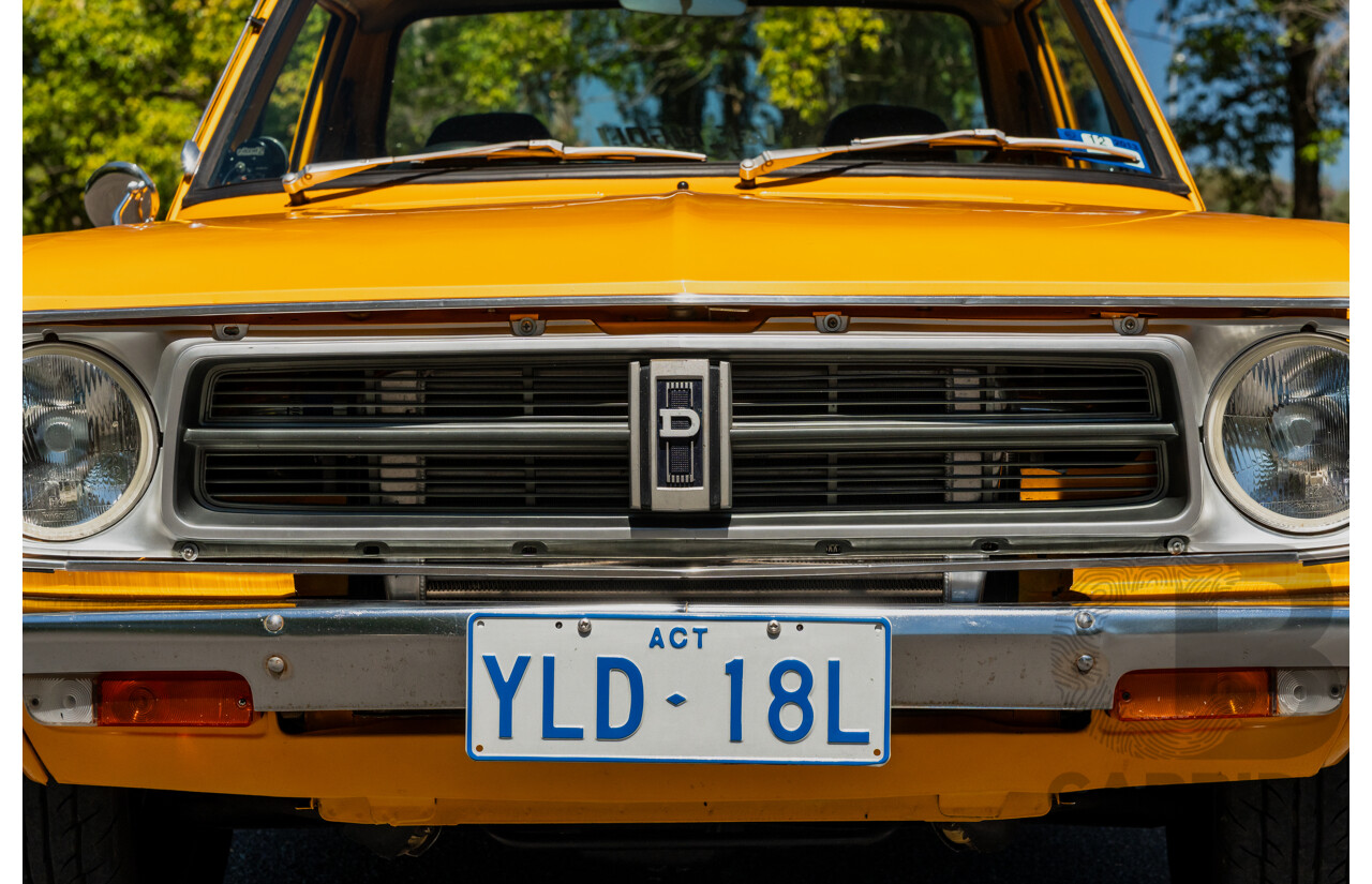11/1984 Datsun 1200 B120 2d Utility Yellow CA18 Turbo 1.8L - Engineered