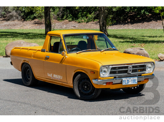 11/1984 Datsun 1200 B120 2d Utility Yellow CA18 Turbo 1.8L - Engineered