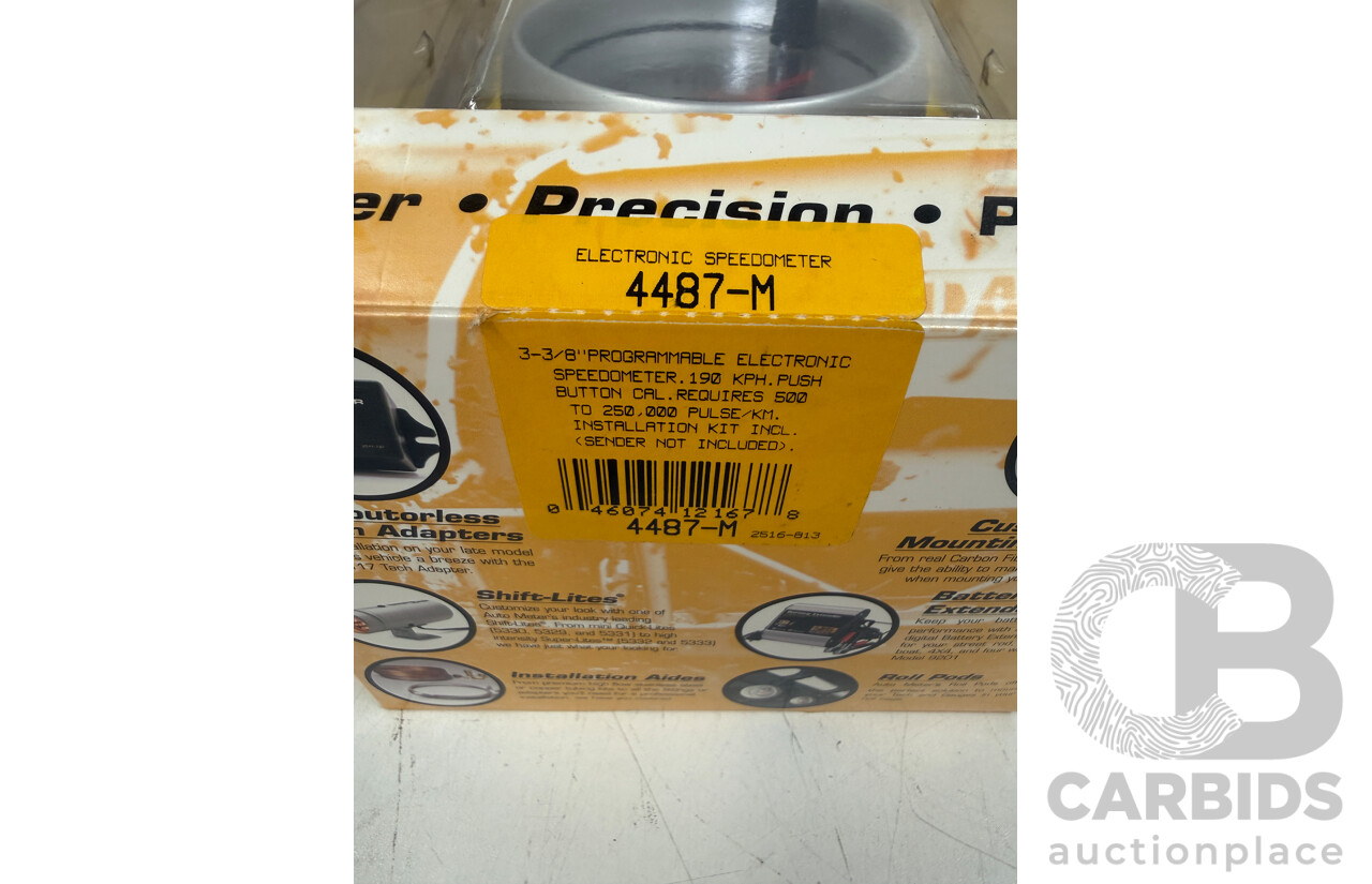 Auto Meter Electronic 3 Inch Programmable Speedometer