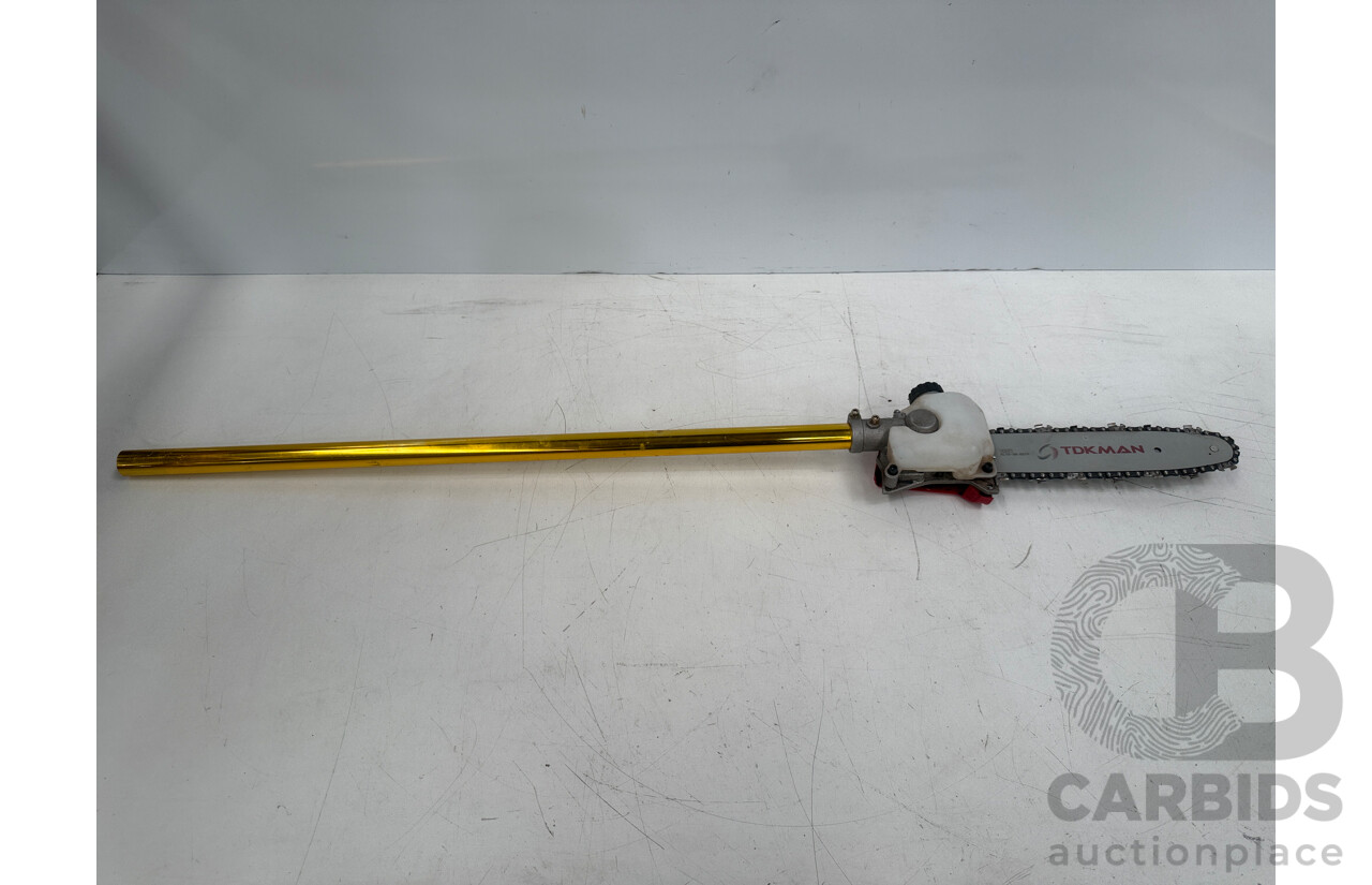 TDKMAN 5 in 1 Pole Chainsaw Hedge Trimmer Brush Cutter Whipper Snipper Pruner Line Tree