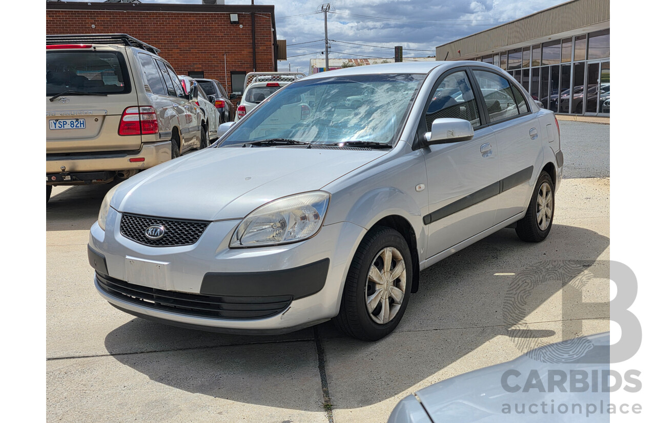 6/2007 Kia RIO EX JB 4d Sedan Silver 1.6L