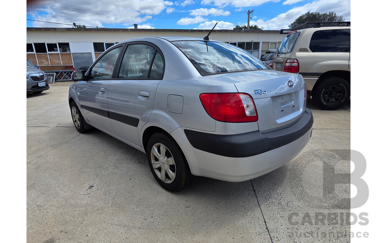 6/2007 Kia RIO EX JB 4d Sedan Silver 1.6L