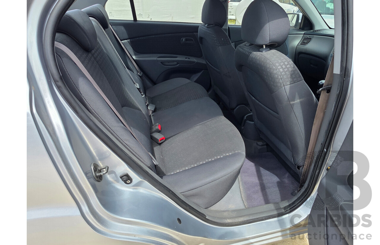 6/2007 Kia RIO EX JB 4d Sedan Silver 1.6L