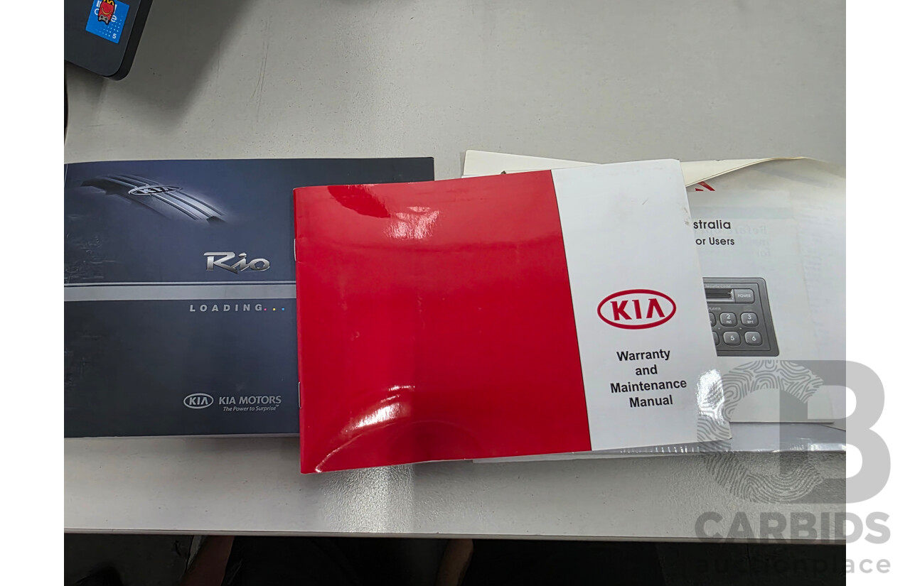 6/2007 Kia RIO EX JB 4d Sedan Silver 1.6L