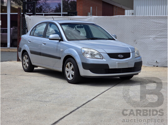 6/2007 Kia RIO EX JB 4d Sedan Silver 1.6L