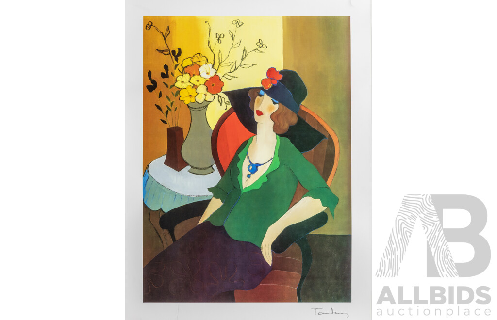 Itzchak Tarkay (20th Century, Serbian-Born Israeli, 1935-2012), Feeling & Soul (2006), Serigraph in Colour on Wove Paper, 30.5 x 24 cm & Happy Recollection (2015), Seriolithograh on Archival Paper, 65 x 48 cm (2)