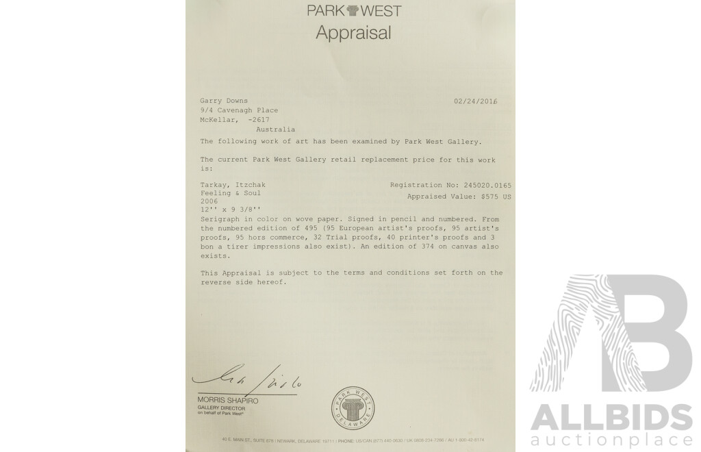 Itzchak Tarkay (20th Century, Serbian-Born Israeli, 1935-2012), Feeling & Soul (2006), Serigraph in Colour on Wove Paper, 30.5 x 24 cm & Happy Recollection (2015), Seriolithograh on Archival Paper, 65 x 48 cm (2)